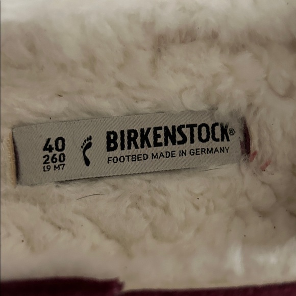 Birkenstock Women's Maroon Mules - Picture 7 of 7